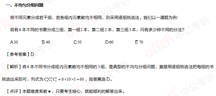 考研管理类联考 管综初数重难点 管综初数分组问题