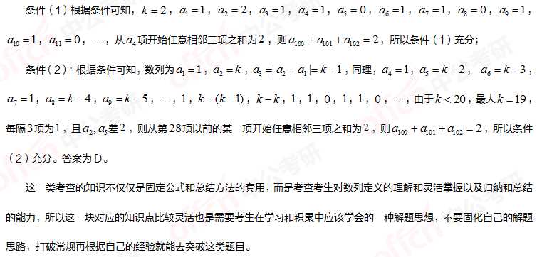 考研管综初数 管综初数数列