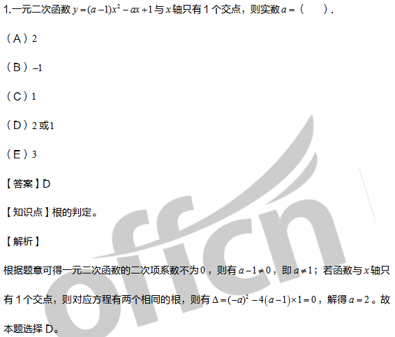 考研管综初数备考 2021管理类联考