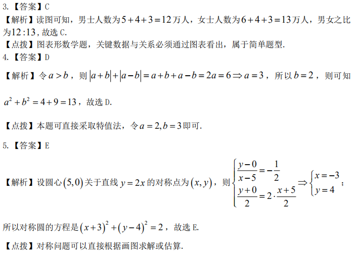 2021考研管综初数 管综初数考研试题