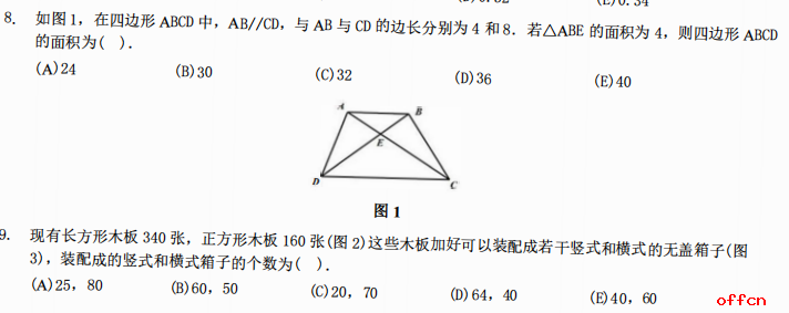 2021考研管综初数 管综初数考研试题