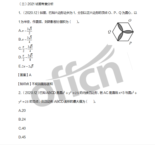 管理类联考初数试题 考研管综试题难度